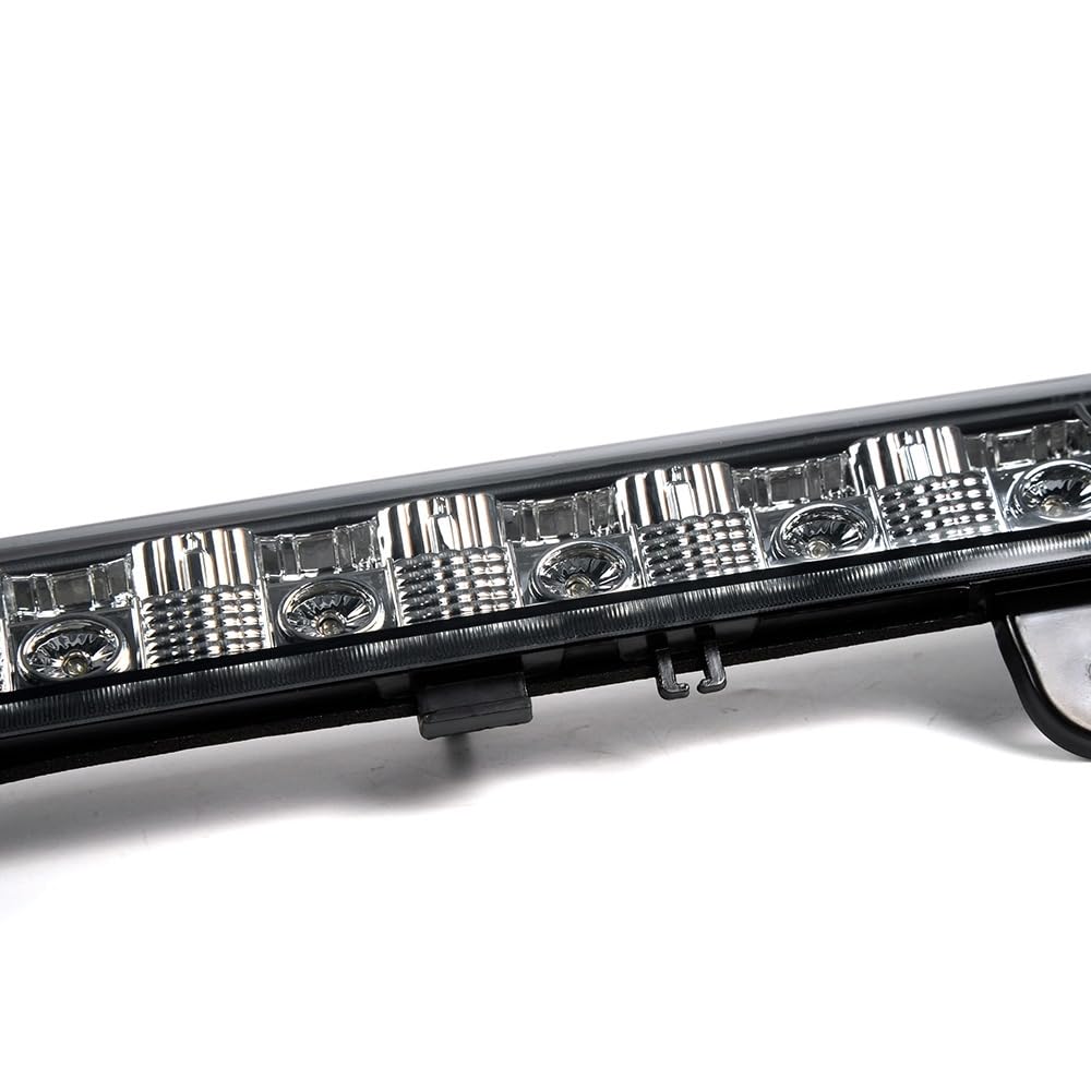 G-PLUS LED Third Brake Light Compatible with Chevy Suburban Tahoe/GMC Yukon 2000-2006 3rd Stop Tail Lamps, Smoky Lens Chrome Housing, GM2890107