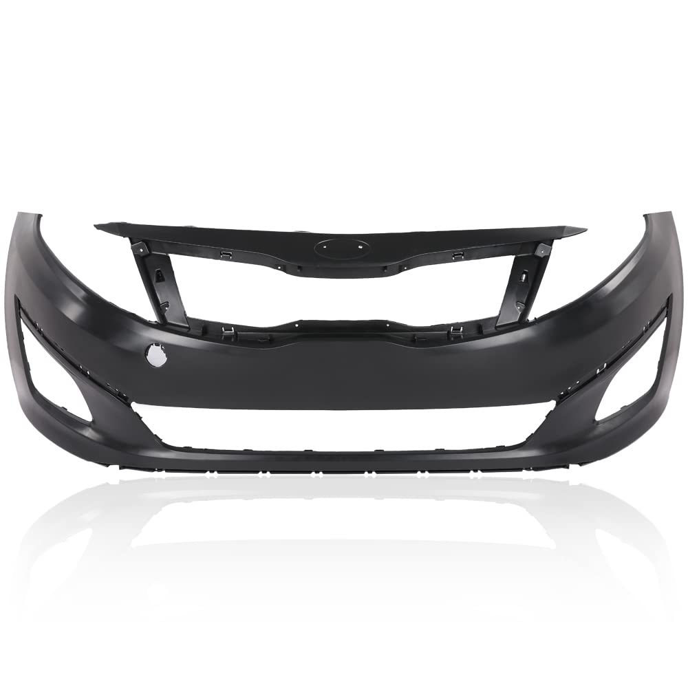 G-PLUS Front Bumper Cover Fascia Compatible with Kia Optima EX LX SXL SX Limited 2014 2015, KI1000169 865112T500, Primed Black