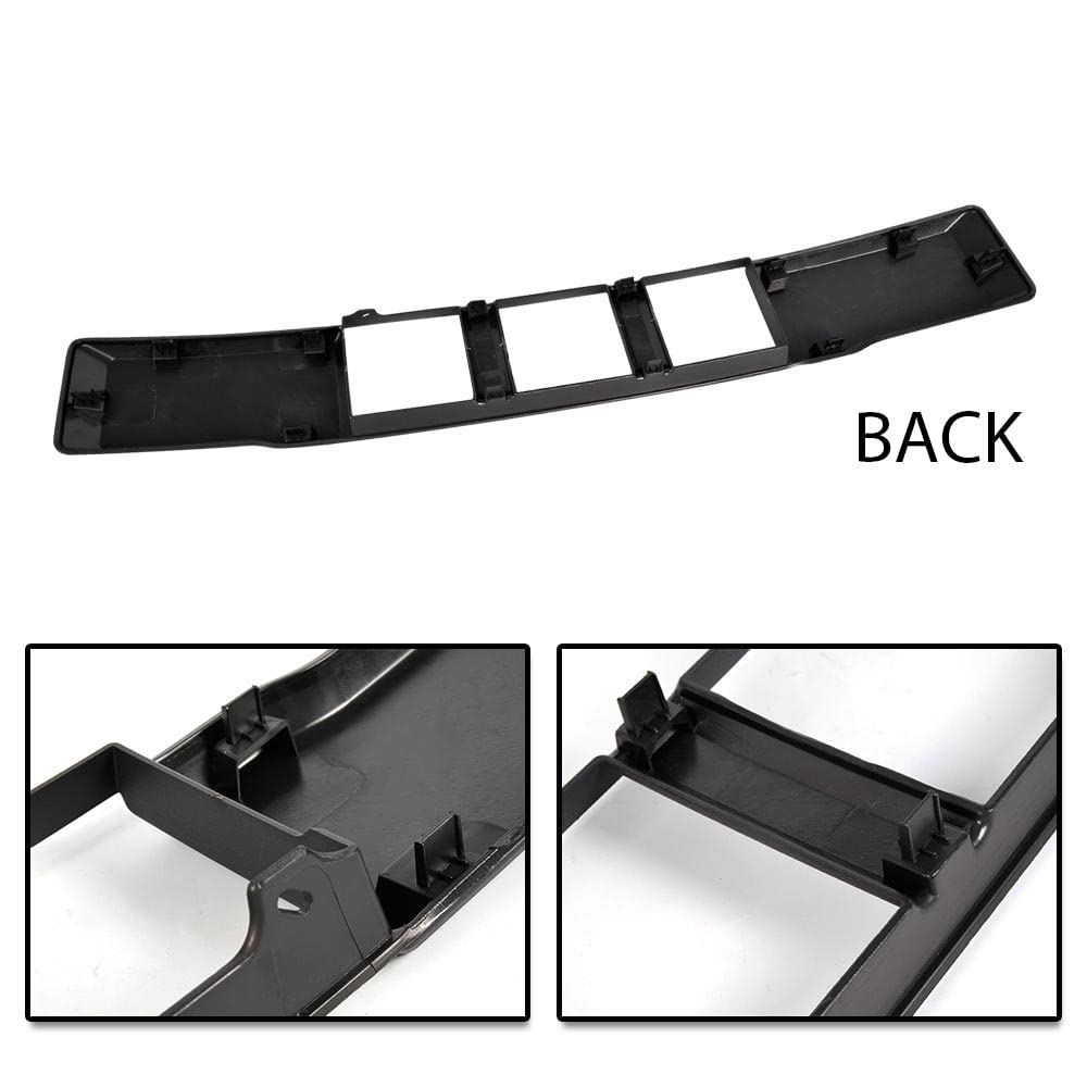 G-PLUS Front Bumper Lower Grille Grill Trim Panel Compatible with Ford F150 2015-2017 Replacement for FL3Z-17E810-CA