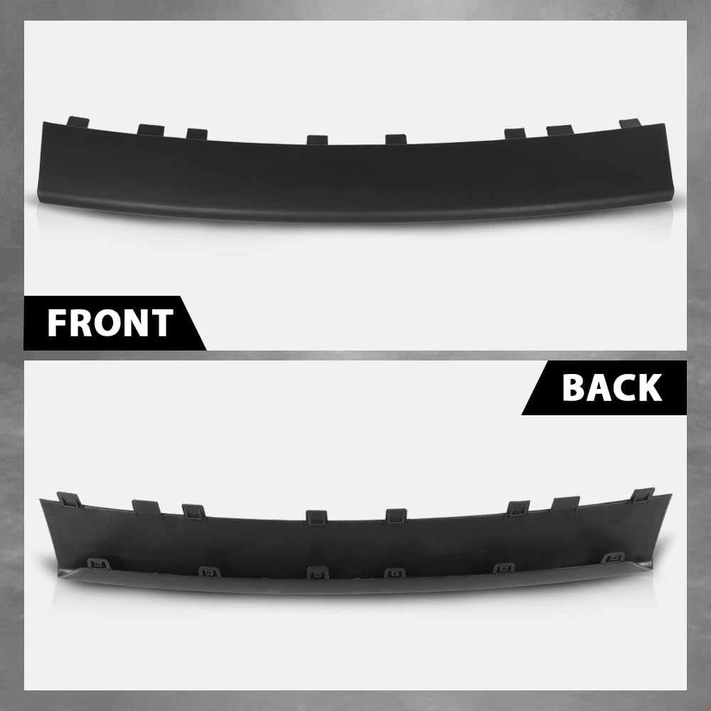 G-PLUS Front Lower Bumper Deflector Compatible with Jeep Cherokee 2016-2018 Black CH1044133, 191275369357