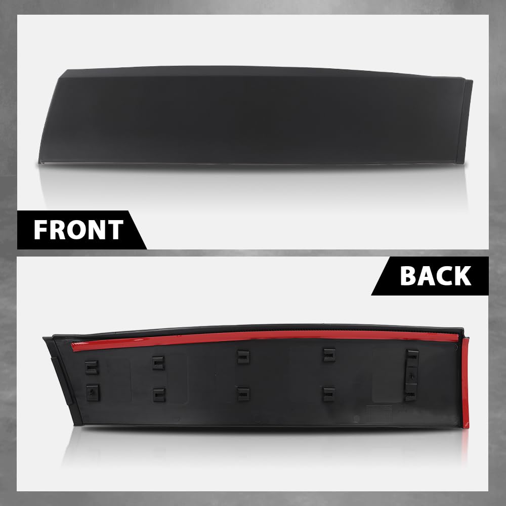 G-PLUS Rear Door Molding Driver Left Side Compatible with Jeep Cherokee 2014-2022 Textured Black CH1504110, 191275369548