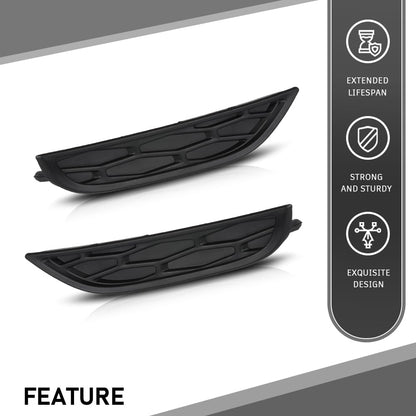 G-PLUS Front Lower Fog Light Lamp Bezel Compatible with Range Rover Evoque 2012-2015,Fit for Pure and Prestige Models Only,Not Fit for Dynamic Models
