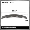 G-PLUS Upper Dashboard Panel Compatible with Dodge Ram 1500 2002-2005 & Ram 2500 3500 2003-2005 Grey Dash 5GT31XDVAA, 5GT31XDVAB, 5GT31XDVAC, 926-121