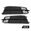 G-PLUS Pair Front Front Fog Light Grille Cover, Compatible with Audi A6 / A6 Quattro / S6 S-Line 2016 2017 2018, Left Driver & Right Passenger Side 2PCS, 4G0807648B, 4G0807647B