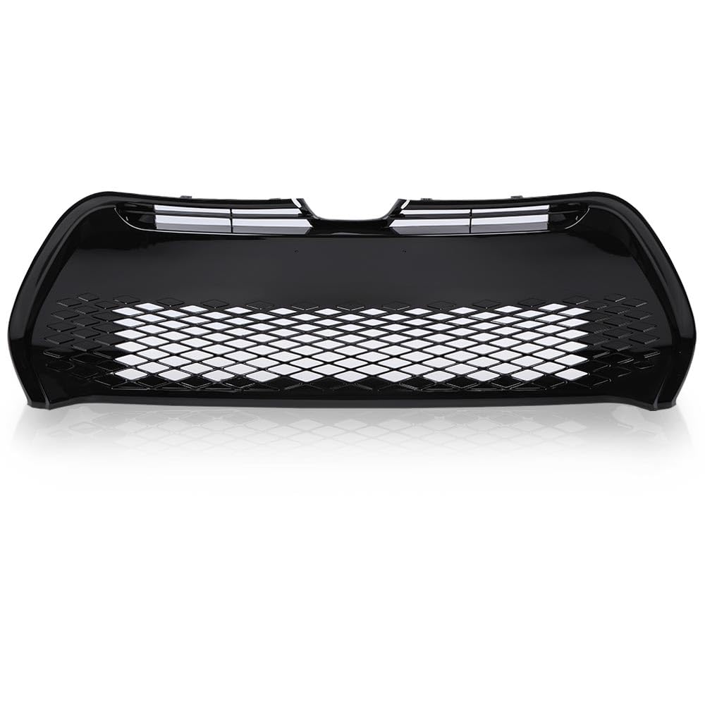 G-PLUS Front Bumper Grill Compatible with Toyota Corolla SE XSE 2017 2018 2019 Black Lower Grille Replacement for 5311202740, ‎TO1036178