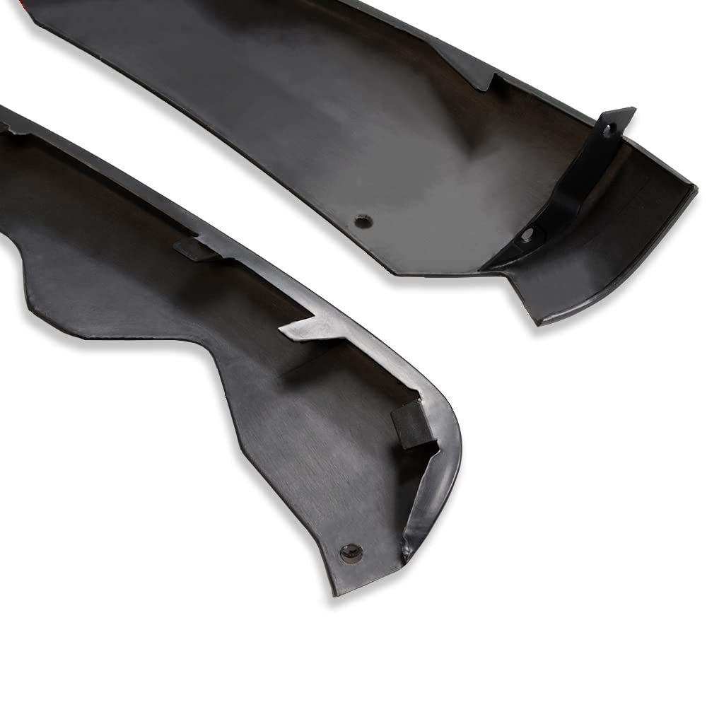 G-PLUS Air Dam Deflector 2 PCS Compatible with Ford Fusion 2013 2014 2015 2016 Front Bumper Lower Valance Panel Driver & Passenger Side Replace OEM FO1017101