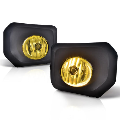 G-PLUS Lens Driving Fog Lights Bumper Lamp Bezel Kit Compatible with Toyota Tacoma 2016-2021 812200W040, TO2592124, 812100W050, TO2593124 neblineros para autos delantero faros antiniebla