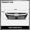 G-PLUS Front Bumper Grille Compatible with Subaru Outback 2020-2022 Chrome Trim Grill 91121AN08A, SU1200189