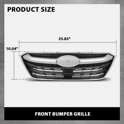 G-PLUS Front Bumper Grille Compatible with Subaru Outback 2020-2022 Chrome Trim Grill 91121AN08A, SU1200189