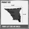 G-PLUS Front Left Side Lower Bumper Air Shield Compatible with Benz A220 & A35 AMG 2019 2020 2021 2022 With AMG Package 1778853803, MB1038211 Black
