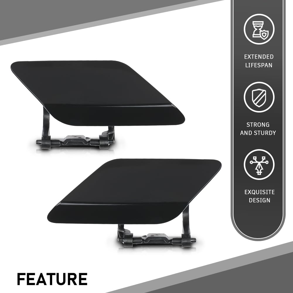G-PLUS Front Headlight Washer Cover Right and Left Compatible with Benz E-Class W212 E500 E350 E250 2009-2013 A2128600108