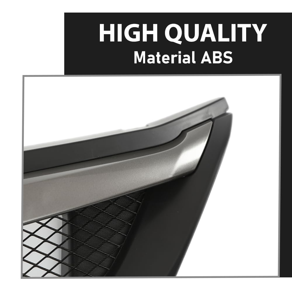 G-PLUS Front Bumper Grille Grill Assembly Compatible with Subaru Impreza STi WRX 2.5L H4 Turbo 2008-2010 91121FG061 ABS