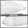 G-PLUS Headlight Lens Cover Compatible with BMW 5 Series E39 Facelift 2000-2003 Left & Right Pair Front Headlamp Lens Cover Clear