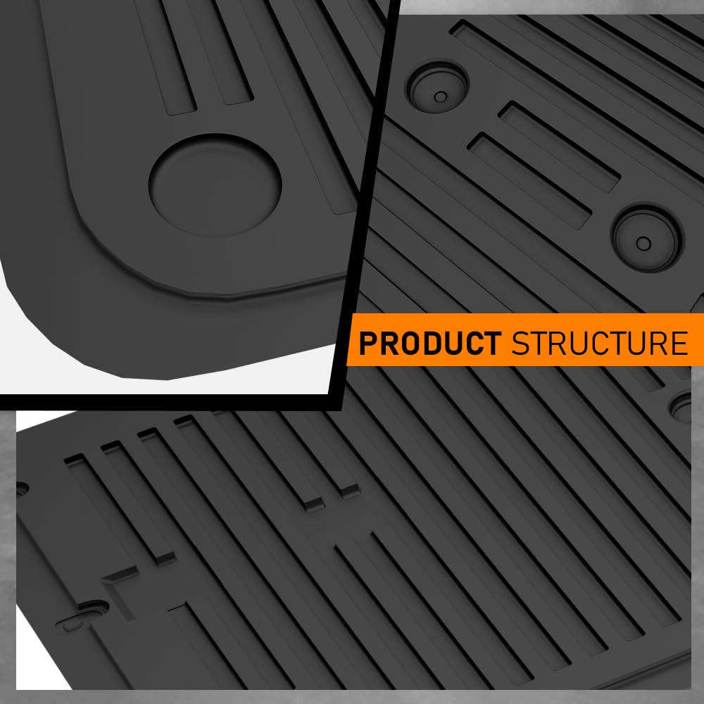 G-PLUS Tailgate Liner Compatible with Toyota Tundra 2007-2020 Black Tailgate Mat