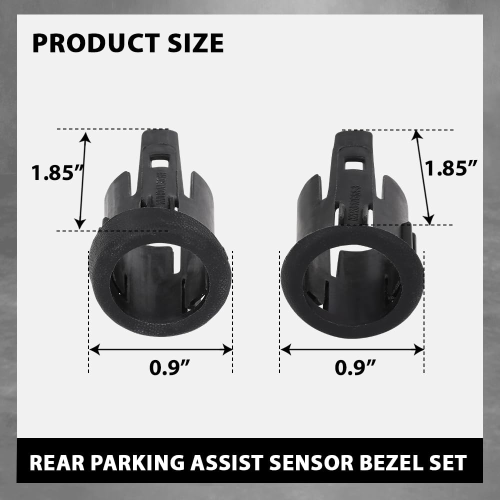 G-PLUS Rear Parking Assist Sensor Baffle Kit Compatible with Ford F250 f350 Super Duty Truck 2008-2015