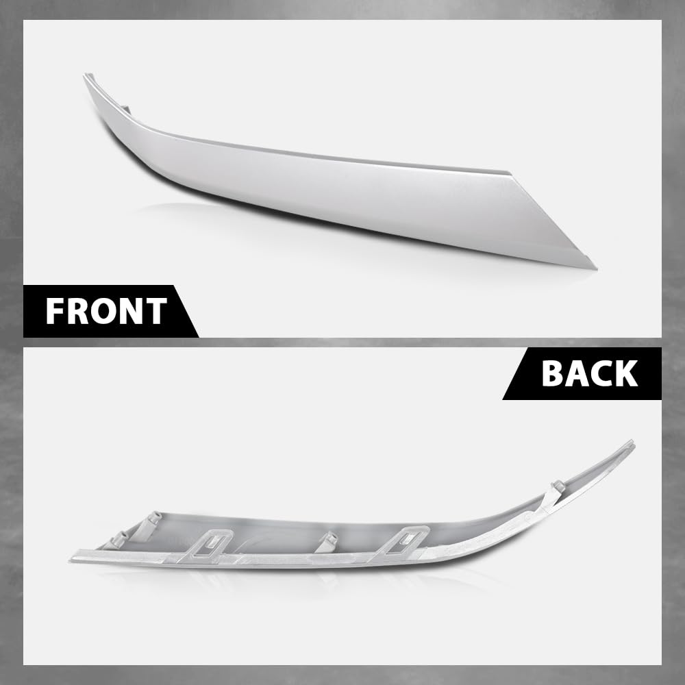 G-PLUS Front Bumper Trims Compatible with Hyundai Santa Fe SEL Plus 2019,Fit Hyundai Santa Fe (submodel: Essential, Limited, Luxury, Preferred, Preferred Turbo, SE, SEL, Ultimate) 2019-2020 Chrome