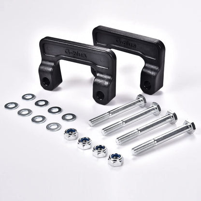 G-PLUS Dual Steering Stabilizer 2"Leveling Kit Compatible With 2007-2018 Chevy/GMC 1500 | 07-20 Yukon (Black color)