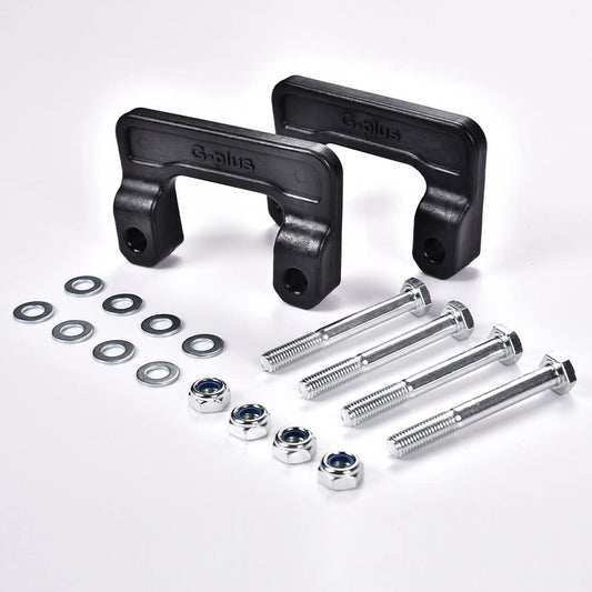 G-PLUS Dual Steering Stabilizer 2"Leveling Kit Compatible With 2007-2018 Chevy/GMC 1500 | 07-20 Yukon (Black color)