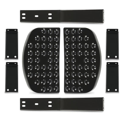 G-PLUS Side Step Kit Compatible with Willys CJ2A CJ3A CJ3B M38 CJ5 Jeeps