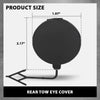 G-PLUS Rear Tow Eye Cover, Compatible with Audi A6 (submodel: Premium, Premium Plus)/ A6 Quattro 2012 2013 2014 2015, 4G5807441GRU, AU1129101