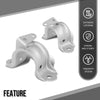 G-PLUS Front Stabilizer Buckle Balance Bar Bracket Set Compatible with Tesla Model 3 2017-2023 Fit Tesla Model Y 2020-2023 1188383-00-A, 1188383 00 A Silver