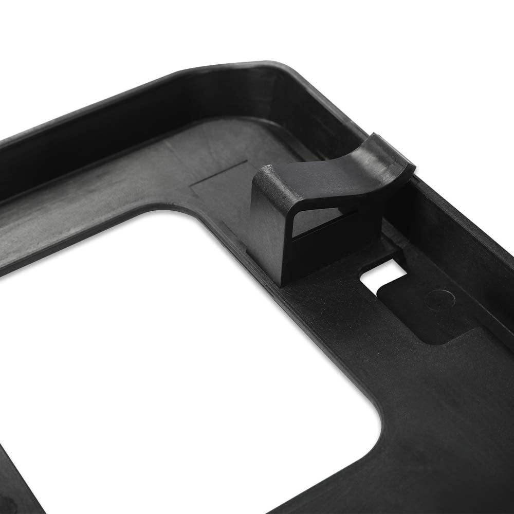 G-PLUS Front License Plate Tag Bracket Holder w Screws Compatible with 2011-2016 Ford Super Duty (F250, F350, F450, F550) BC3Z-17A385-AA BC3Z17A385AA Black