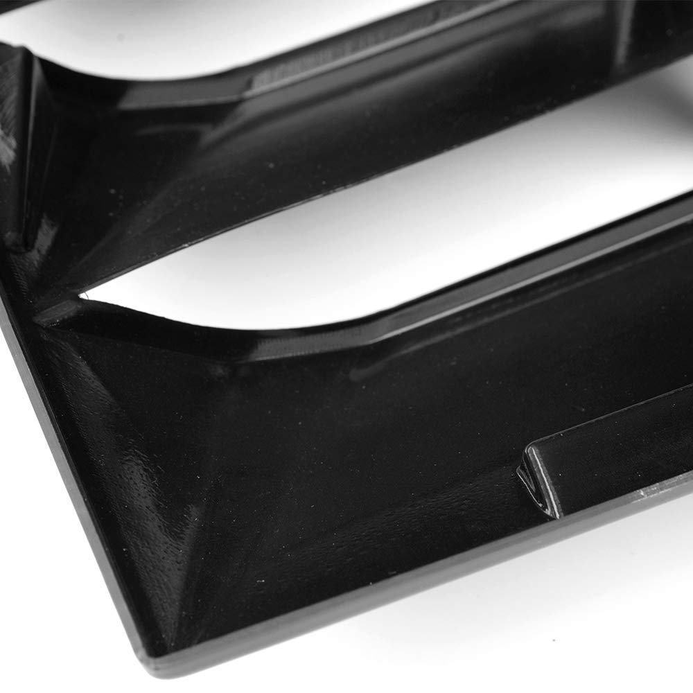G-PLUS ABS Matte Black Rear Window Windshield Slotted Louvers Sun Shade Cover Replacement for Nissan 350Z 3.5L 2003 2004 2005 2006 2007 2008