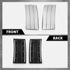 G-PLUS Door Side Fender Vent Molding Cover Trim LH&RH Compatible with Range Rover Vogue L405 2013-2022 Silver
