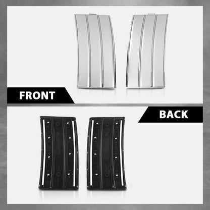 G-PLUS Door Side Fender Vent Molding Cover Trim LH&RH Compatible with Range Rover Vogue L405 2013-2022 Silver