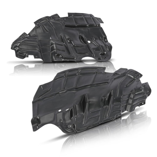 G-PLUS Right & Left Side Under Cover Engine Splash Shield Fit Toyota Camry Special Edition 2016 Fit Toyota Camry 2015 2016 2017 TO1228205, TO1228204,5144106220, 5144206210 Black