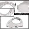 G-PLUS Right Fog Light Cover Trim Driving Lamp, Compatible with Ford Focus SE SEL Titanium Hatchback/Sedan 4-Door 2012-2014, Passenger Side, CP9Z17E810C, FO1039117