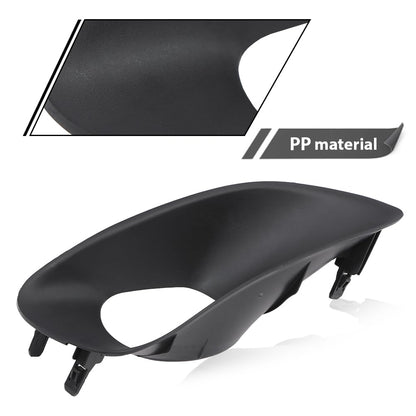 G-PLUS Front Bumper Fog Light Driving Lamp Cover Trim Compatible with Toyota Yaris Sedan 2007-2013/Fit Toyota Vios Limo (XP90) 2007-2013/Fit Belta 2006-2012 52127-0D190, 52128-0D090