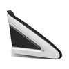 G-PLUS Front Right Side Fender Molding Trim Part Mirror Corner Triangle Trim View Mirror Flag Applique Panel Cover Compatible with Cadillac XTS 2013-2019 22955948 Chrome and Black