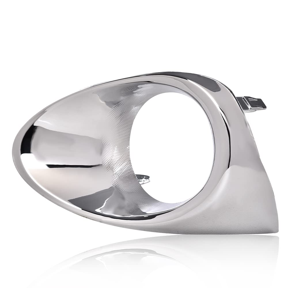 G-PLUS Fog Light Lamp Bezel Compatible with 2013-2015 RX350/RX450h Base Model Left Driver Right Passenger Side Fog Light Trim Bezel Bumper 814810E110 814820E110 LX1038105 LX1039105