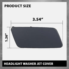 G-PLUS Headlight Washer Nozzle Cover Compatible with Range Rover Sport 2014-2017 Side View