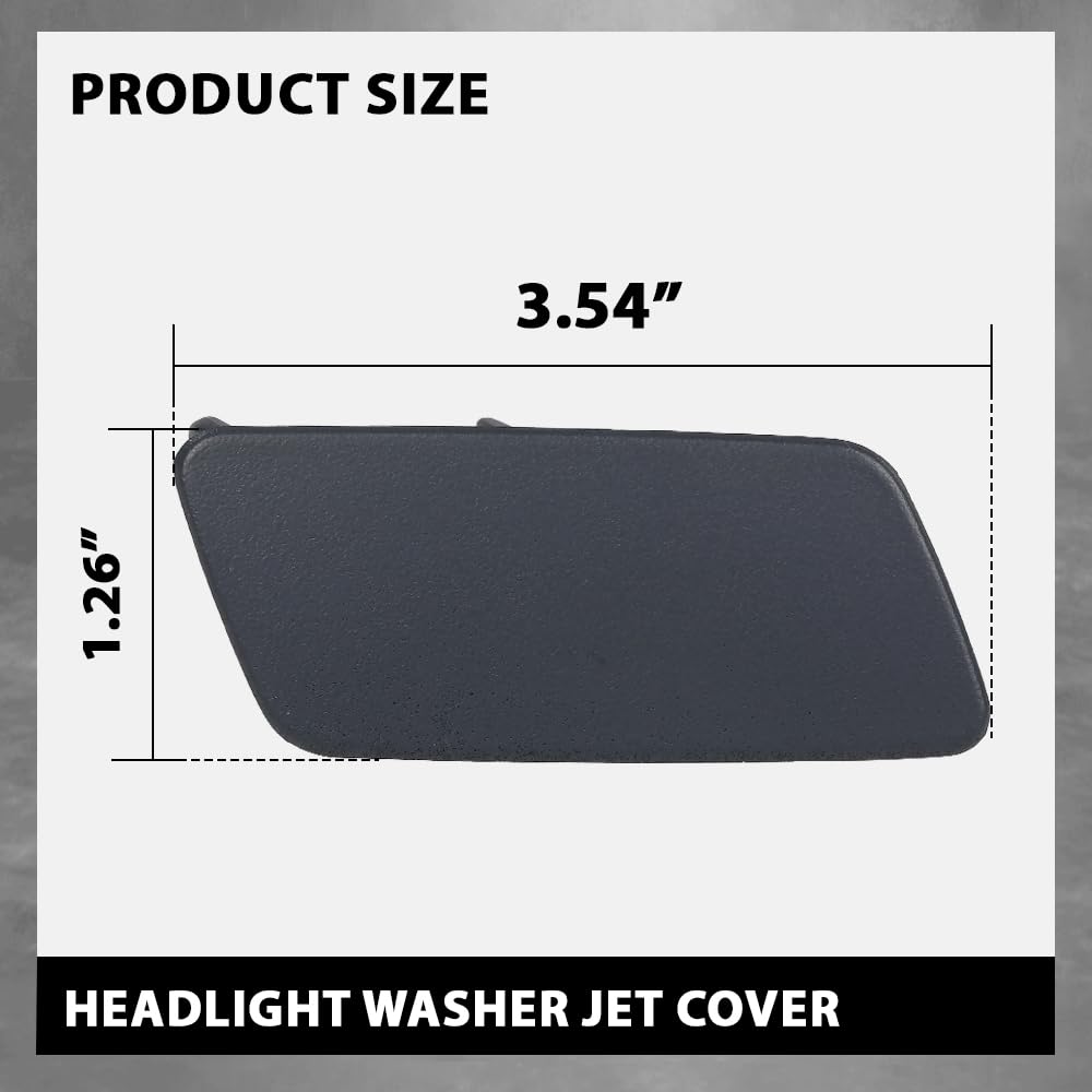 G-PLUS Headlight Headlamp Washer Nozzle Jet Cover Cap Compatible with Range Rover Sport 2014-2017