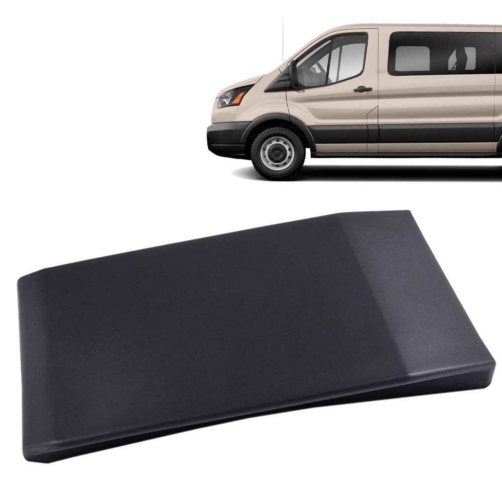 G-PLUS Exterior Pillar Moulding Trim Cladding Under Fuel Door Trim Moulding Left Driver Side Compatible with Ford Transit 150 250 350 2015 2016 2017 2018 2019