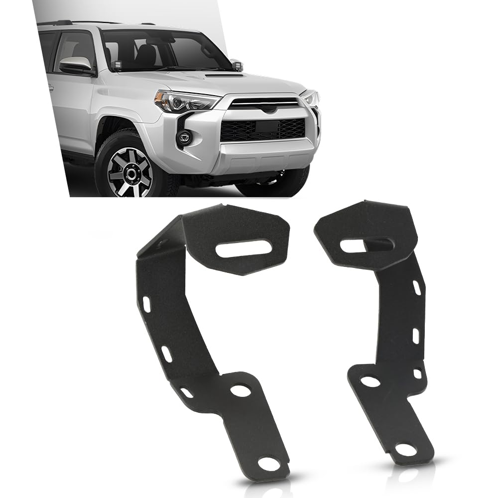 G-PLUS Hood Ditch Side LED Light Mount Brackets Pods Compatible with Toyota 4Runner 2009-2022,Fit Toyota Tundra 2007-2021
