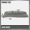 G-PLUS TPE Dash Cover Dashboard Panel Compatible with Cadillac Escalade/Escalade ESV 2003-2006 Fit Cadillac Escalade EXT 2002-2006 Gray