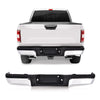 G-PLUS Rear Step Steel Bumper Assembly Compatible With Ford F150 Truck 2009-2014 (W/o Sensor Hole, Silver) Step Bumper 9L3Z17906A 9L3Z17B807A