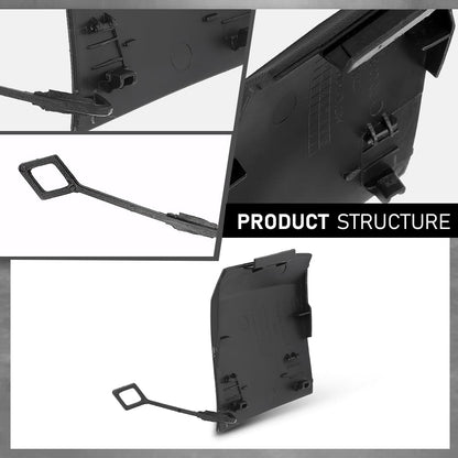 G-PLUS Rear Bumper Tow Eye Hook Cover Cap Compatible with Benz GLC 300 4Matic, Base 2.0L L4 2016-2019,Fit Benz GLC 43 for AMG 4Matic 3.0L V6 2017-2019 A2538850700