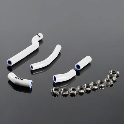 Gplus Silicone Radiator Coolant Hose Tube Clamps Kit Clamps Compatible With Yamaha YZ250F 2006 / WRF-250 2007-2009 YZ/WR-250F White