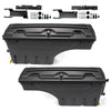 G-PLUS Lockable Storage Boxes Case Truck Bed Tool Box Driver & Passenger Side Pair Compatible with Ford F150 2015-2020 Black