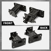 G-PLUS Front Bumper Mounting Brackets Left+Right Side Compatible with Nissan Rogue 2014-2019 622104BA0A, 622114BA0A, NI1066146, NI1067146