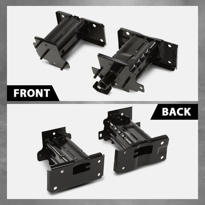 G-PLUS Front Bumper Mounting Brackets Left+Right Side Compatible with Nissan Rogue 2014-2019 622104BA0A, 622114BA0A, NI1066146, NI1067146