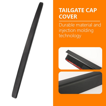 G-PLUS Tailgate Molding Cap Compatible with Chevy Silverado GMC Sierra Fleetside Base, SL 1999-2007 (Not fit Stepside Trucks) Spoiler Top Moulding Protector Cover 1593226 GM1909102