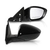 G-PLUS Power Mirror Driver and Passenger Side Compatible with Honda Accord Sedan 2018-2022 1.5L HO1320328 HO1321328 76208TVAA02 76258TVAA02 Glossy Black 3-Pin Manual Folding