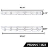 G-PLUS Grille Insert, Compatible with Chevy Silverado 1500 2016 2017 2018 Chrome Grille Kit Snap On(Sliver)