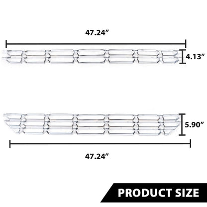 G-PLUS Grille Insert, Compatible with Chevy Silverado 1500 2016 2017 2018 Chrome Grille Kit Snap On(Sliver)