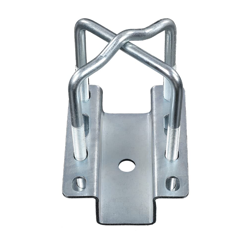 G-PLUS Boat Trailer Galvanized Universal Guide Pole and Post Mounting U Bolt Kit Boat Trailer Guides